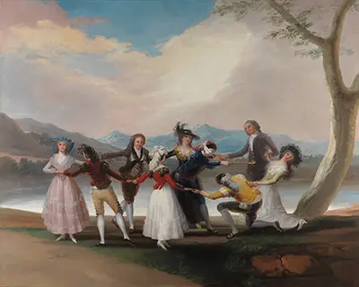 Das Blindekuhspiel Francisco de Goya